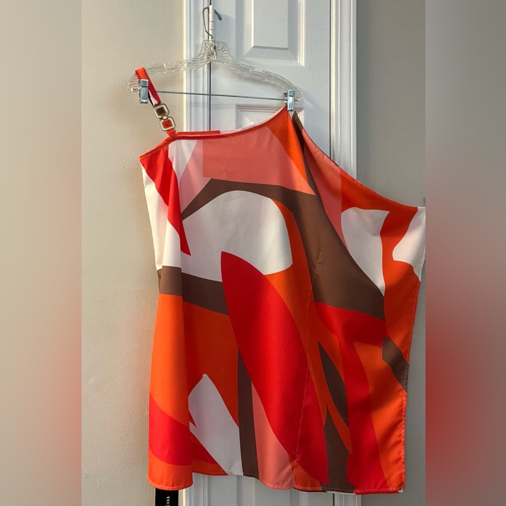 Woman’s Uoozee loose asymmetric one - shoulder dress